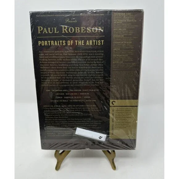 PAUL ROBESON PORTRAITS OF THE ARTIST 4 Dvd Boxset 8 Films CRITERION NEW SEALED - Picture 2 of 7